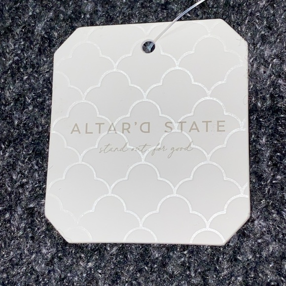 NWT Altar'd State Wo size Small gray  Sweater. COWL NECK SOFT COMFY SWEATER NEW - Picture 4 of 12